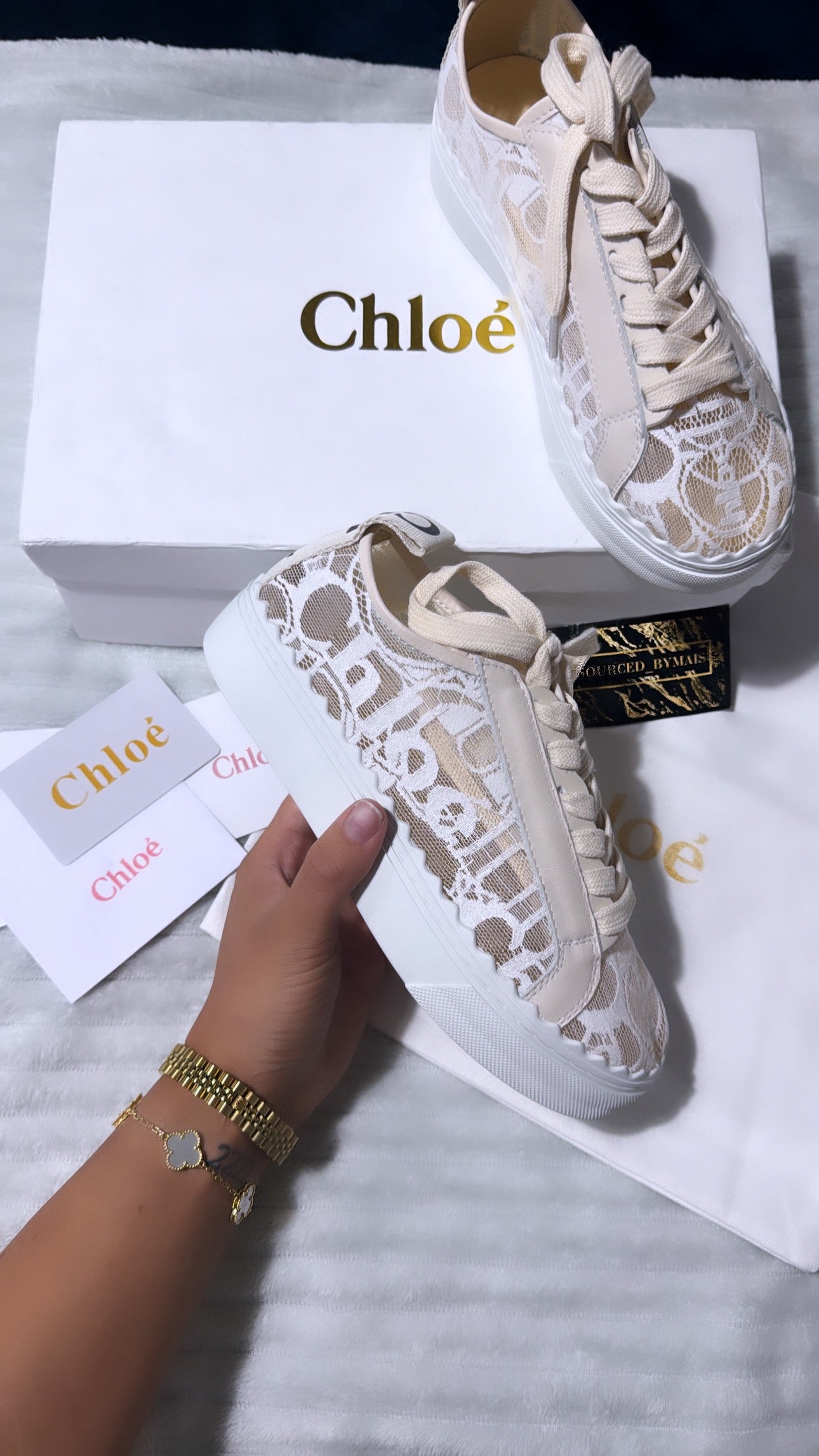 Cream CHLE Trainers