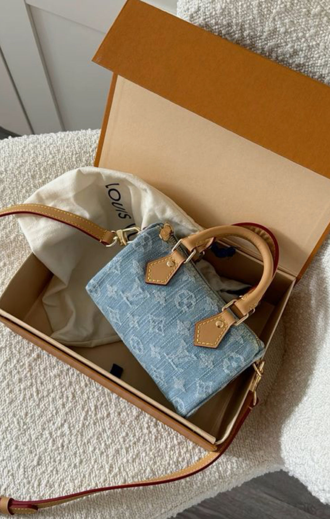 Mini Denim LV Bag