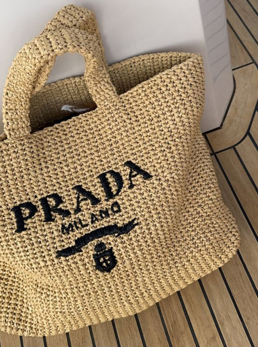 PRDA Woven Beach Bag