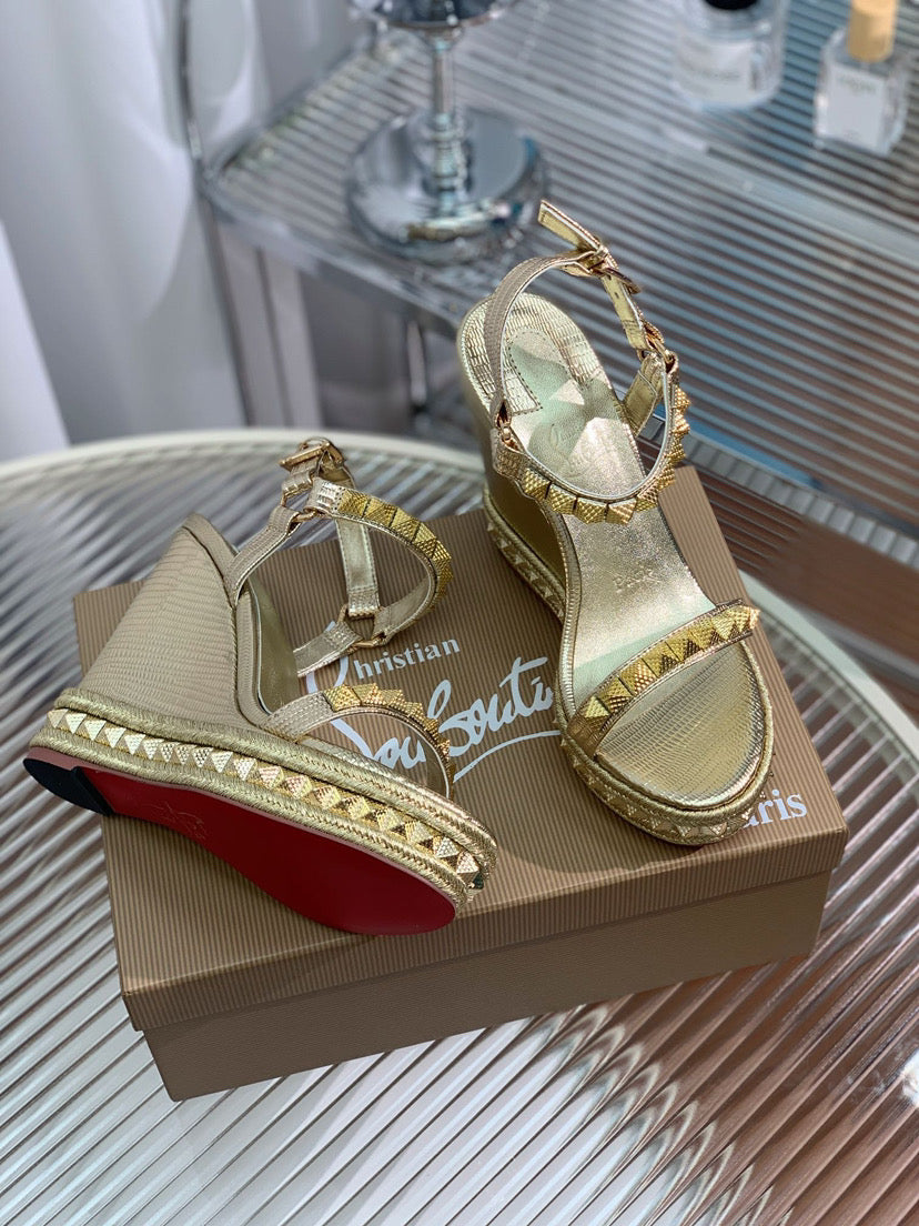 Red Sole Wedges